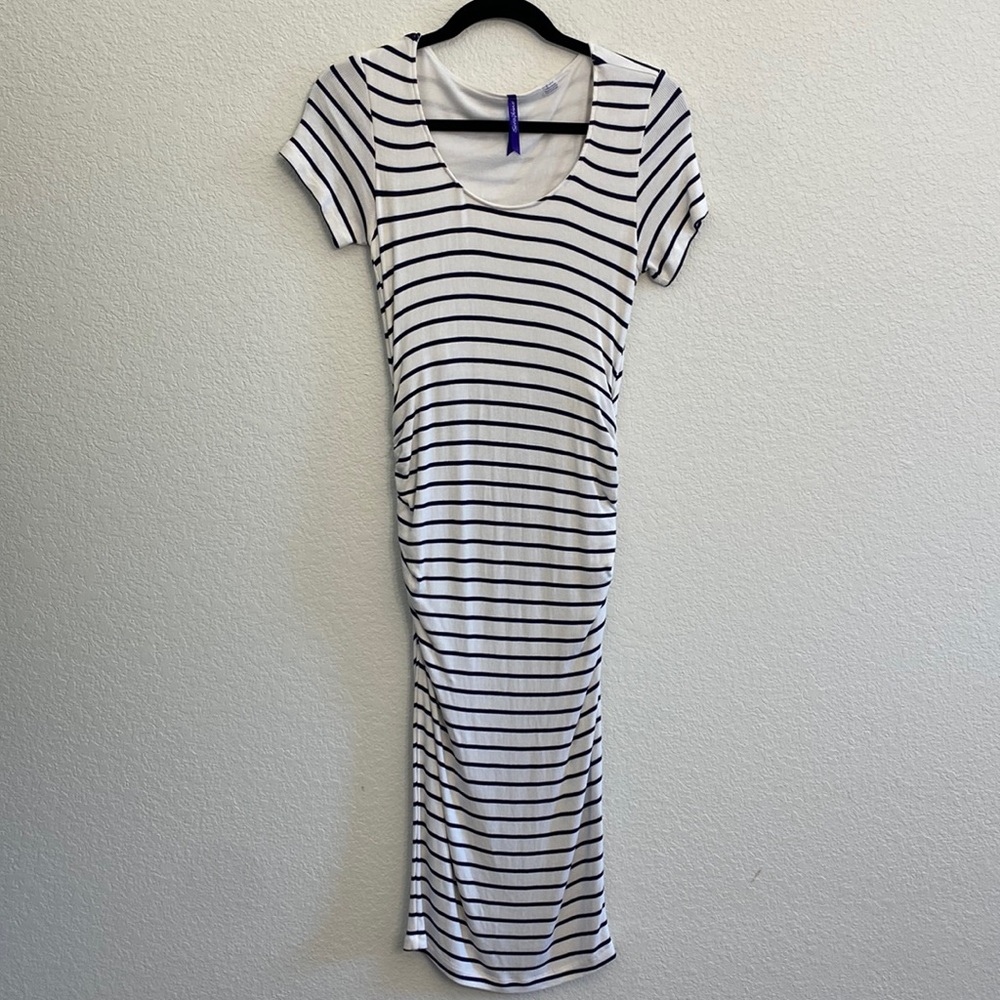 Seraphine Ribbed Maternity Bodycon Dress